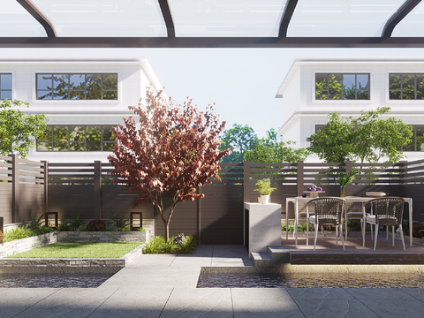 Modern Courtyard