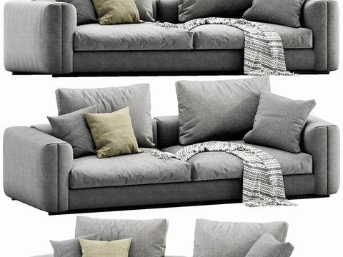 FLEXFORM fabric double sofa