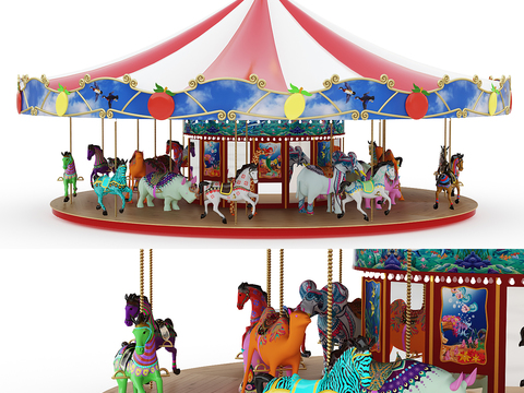 European-style carousel rides