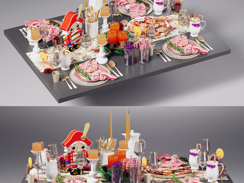 Nordic Christmas Tableware Food