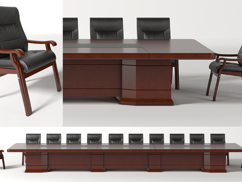 Modern Solid Wood Conference Table