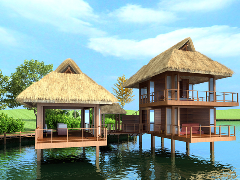 New Chinese Water Chalet