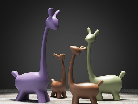 Modern Giraffe Children's Toy Combo