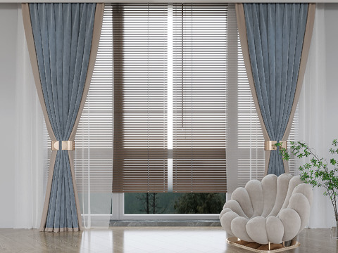 Modern Curtain Window Screen Free