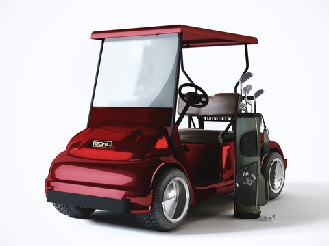 modern golf cart