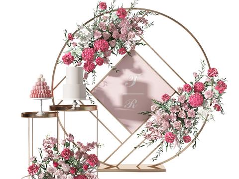 Modern Wedding Flower Rack Beautiful Chen Ornaments