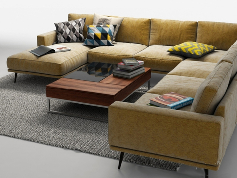 Modern minimalist creative sofa combination free