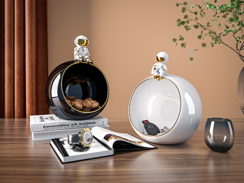 Modern Astronaut Storage Ornaments