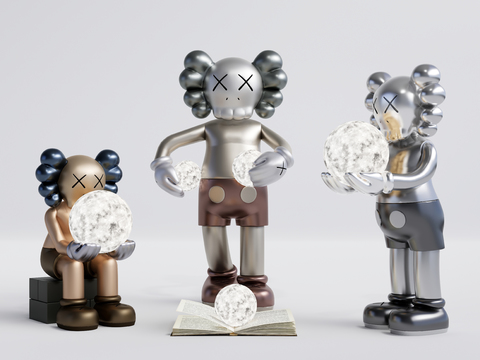 modern kaws trendy ornaments