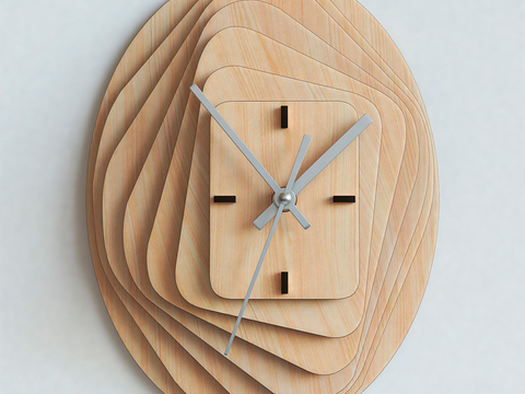 Nordic Log Wall Clock