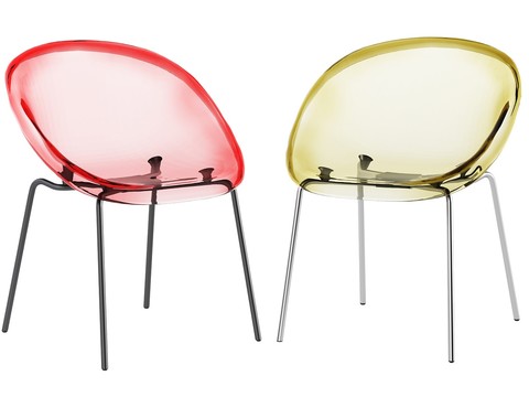 Calligaris modern acrylic transparent Chair