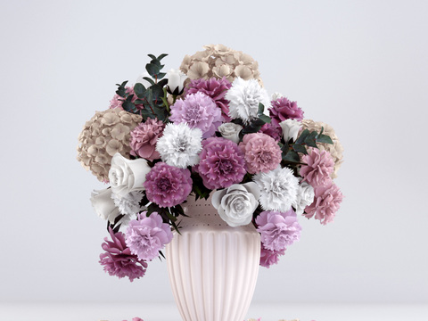 Modern vase bouquet