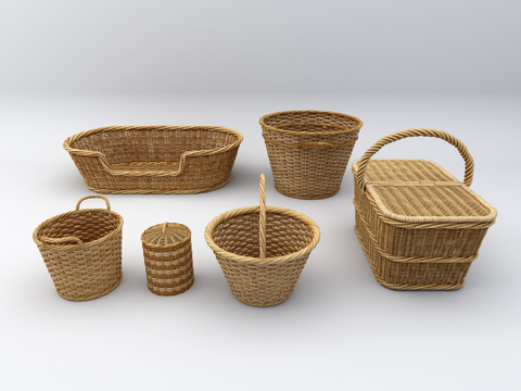 Natural Wind Bamboo Basket Basket