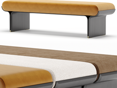 Gallotti bed end stool bench