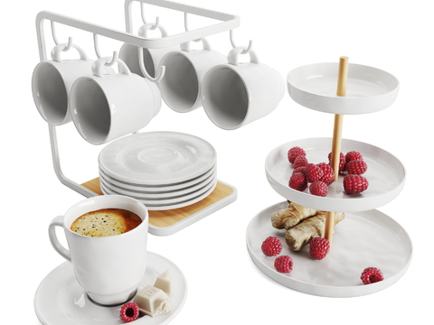 Modern tea cup saucer tray