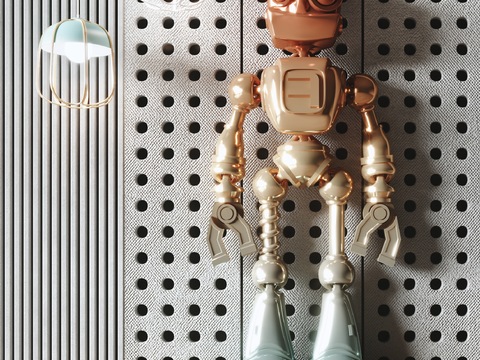 Robot Sculpture Art Toy Ornaments