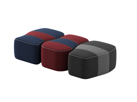 Bonaldo modern simple fabric sofa stool free