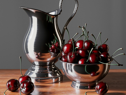 Jane European kettle cherry fruit plate