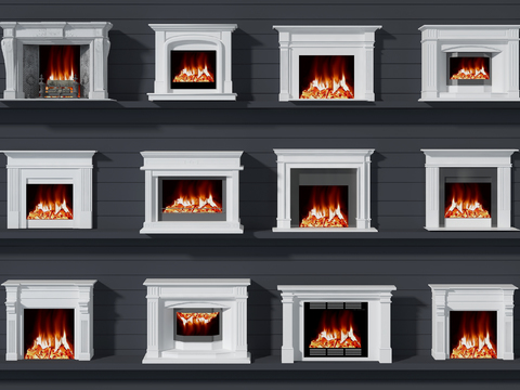 Jane European Style Fireplace Combo