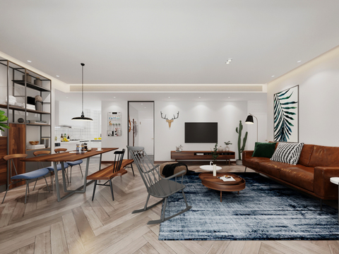Nordic Living&Dining Room Free