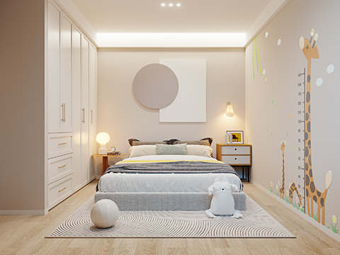 Modern kids Bedroom free