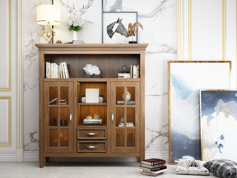 American Solid Wood Sideboard