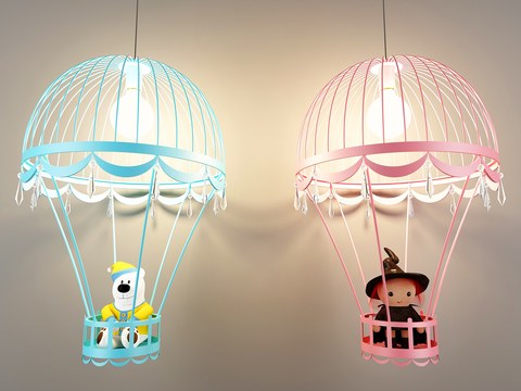 Nordic children's cartoon chandelier