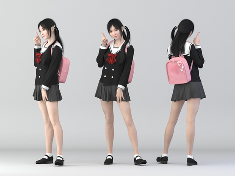 Modern Female Student Characters