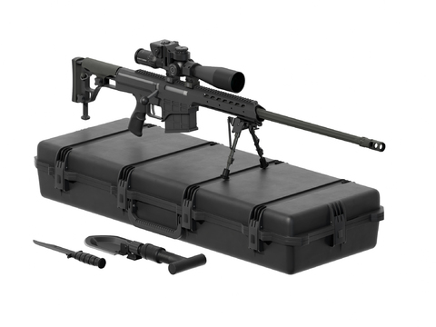 Modern Military Sniper Rifle