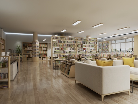 Free reading room of modern library