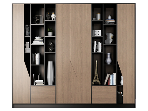 Modern Bookcase Decorative Cabinet