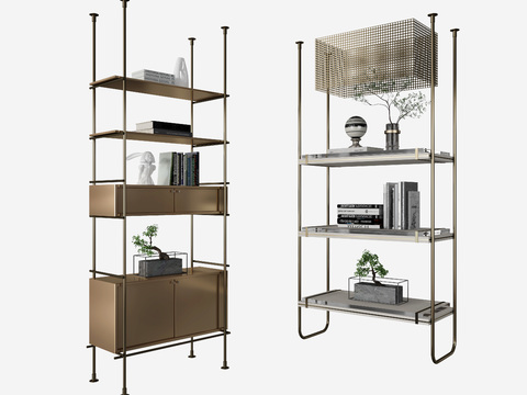 Metal Decorative Rack Storage Rack Hanging Cabinet