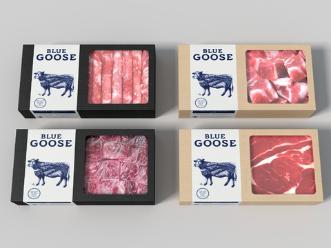 Modern cold fresh meat packaging