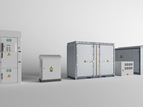 Industrial wind substation box distribution room combination