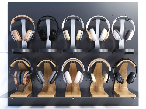 headset headset display rack