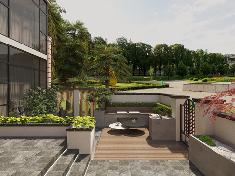 Modern Villa Garden