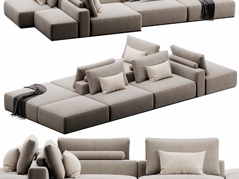 Poliform module sofa multiplayer sofa