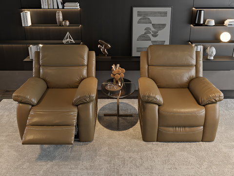 Brown Massage Chair Cinema Chair