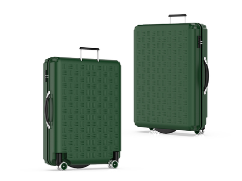 Green suitcase