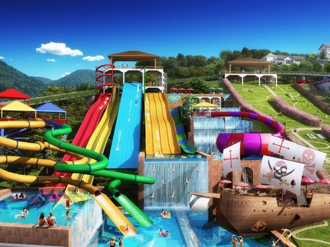 Water Park Modern Playground