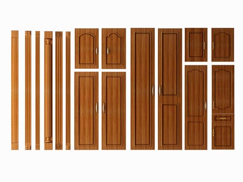 European-style solid wood Panels