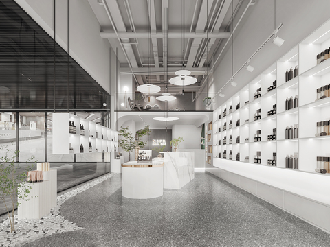 Modern Skincare Cosmetics Store