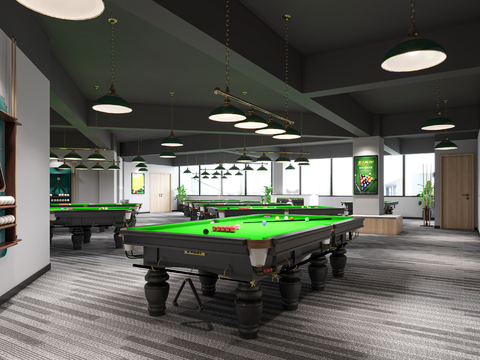 Modern Billiard Room