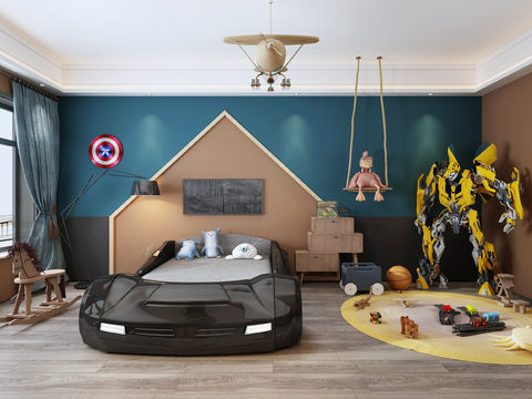 Modern kids Bedroom free