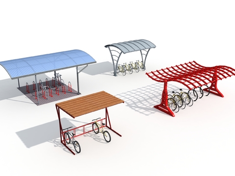 Modern Bicycle Parking Shed