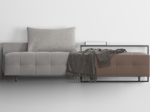 Modern fabric chaise longue free