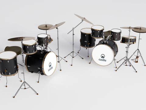 Modern musical instrument drum set