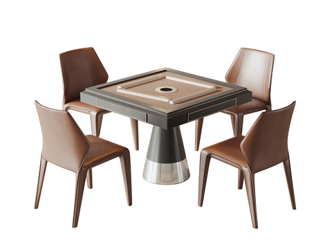 Mahjong tables and chairs