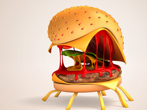 Modern Burger Monster Free