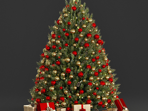 Christmas Tree Gift Box Art Display